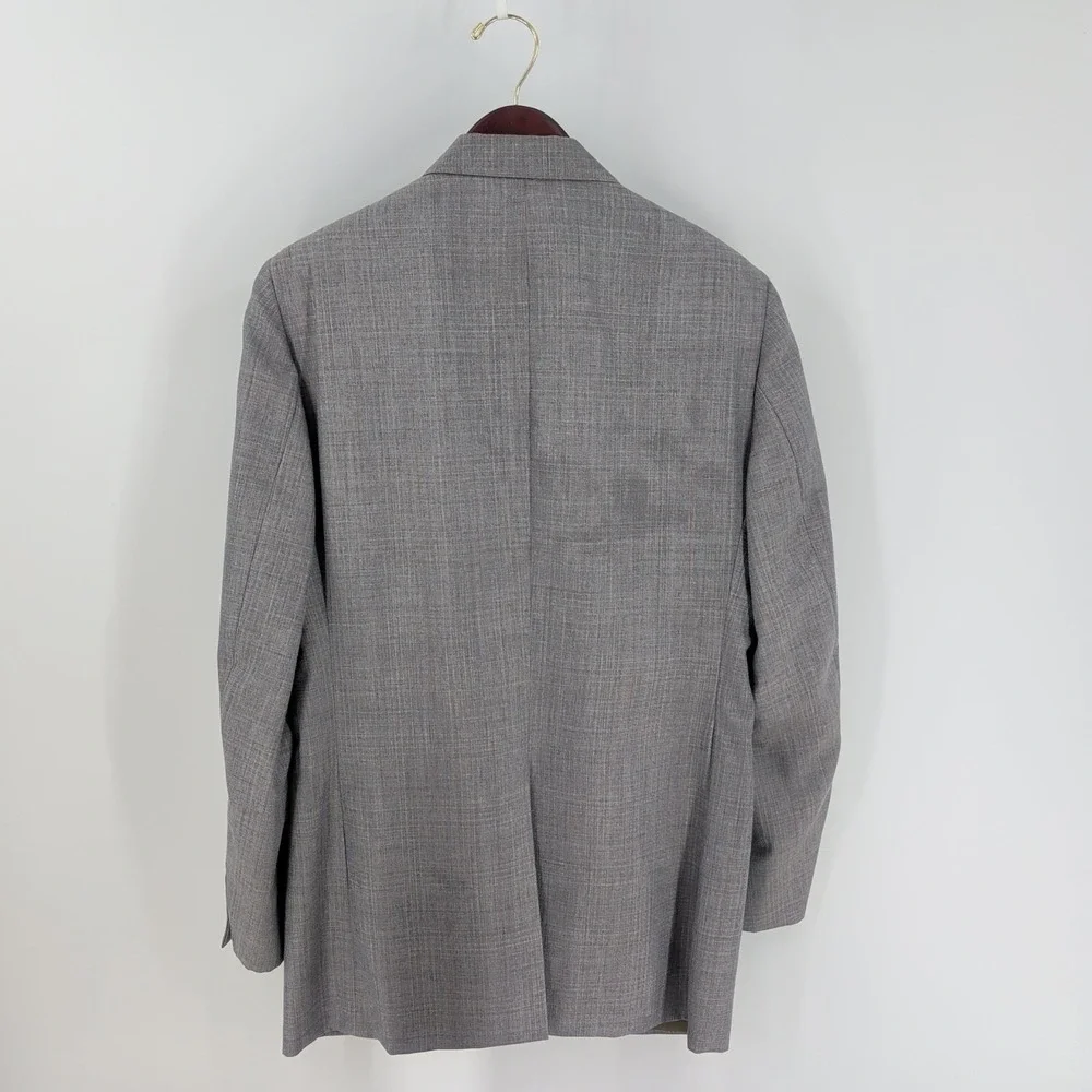 Ambassador Suiting Two Button Front Notch Collar Sport Coat Blazer‎ Gray Sz 36S